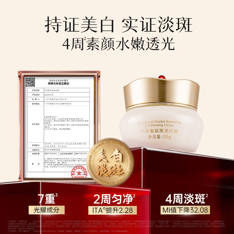 美白霜透皮吸收