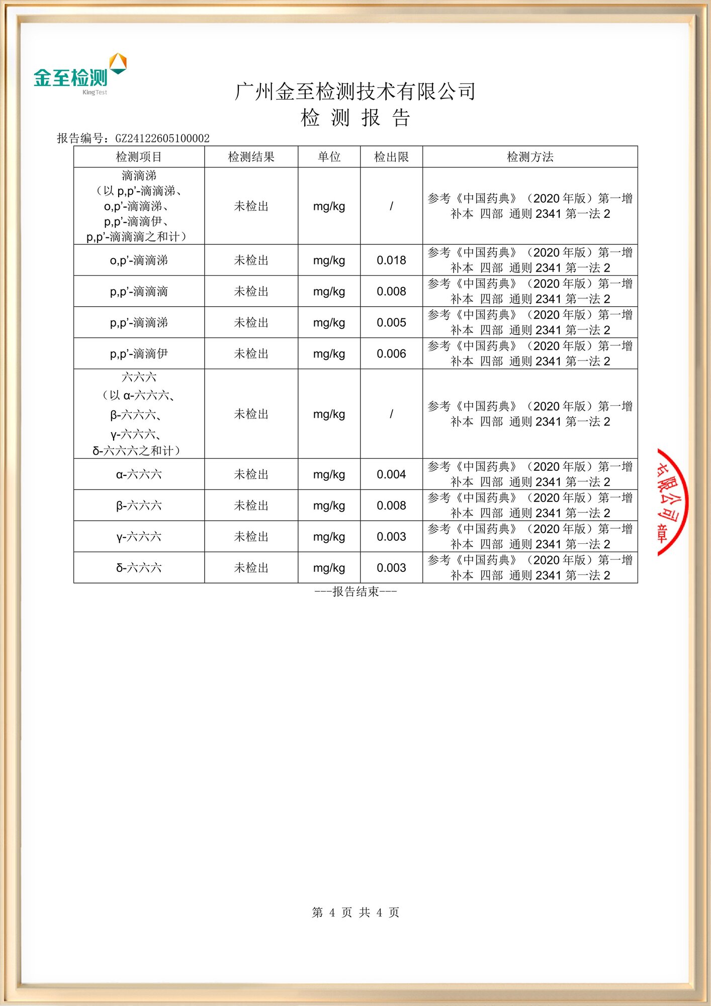 检测报告 6